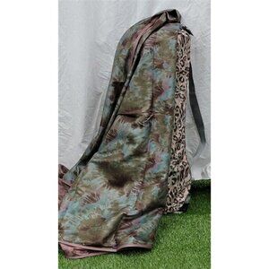 NWT Johnny Was Calme VIntage Floral Print Yoga Towel+ Bag 40x70 114957